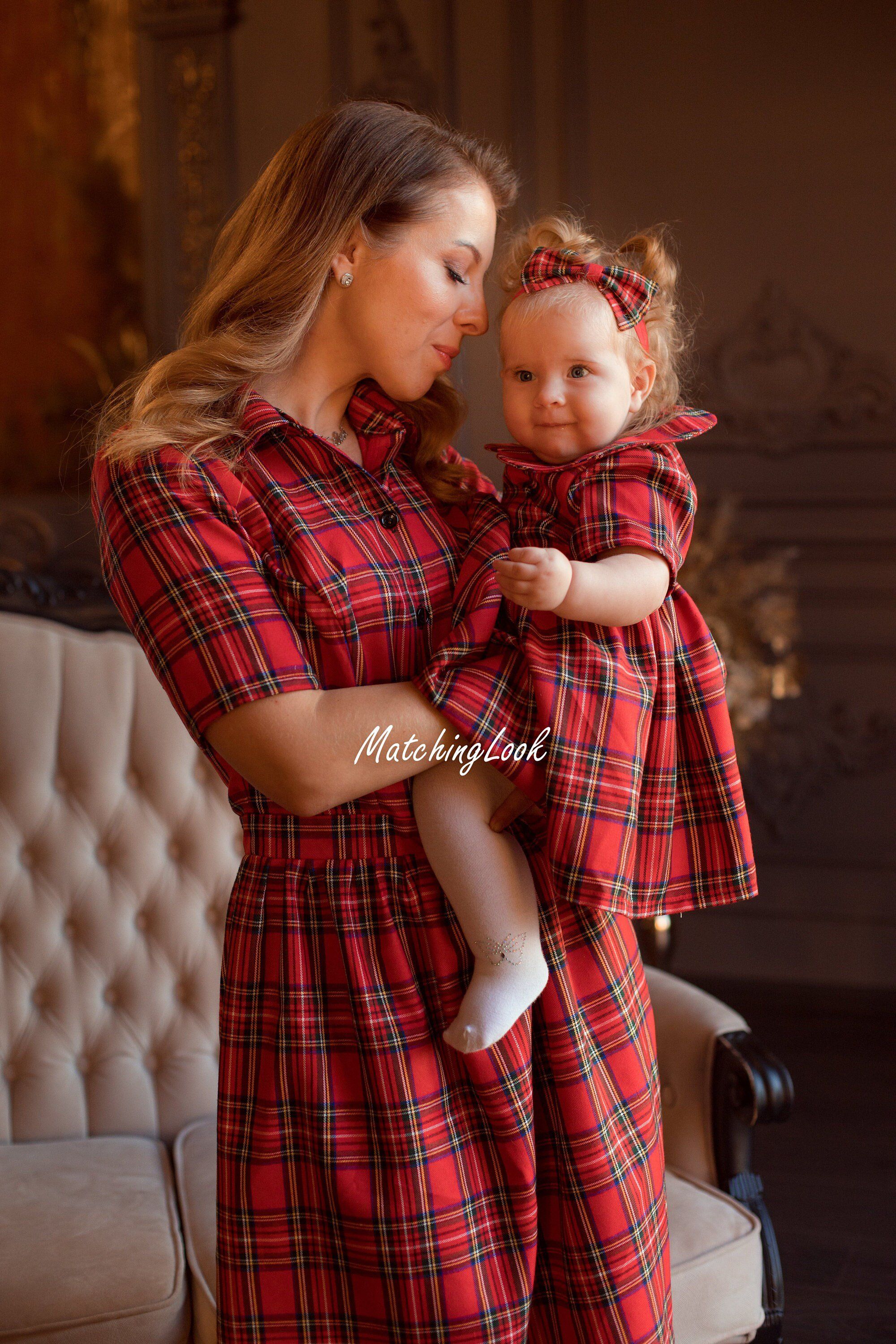 christmas dress for mother and daughter